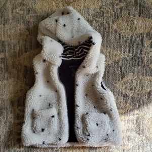 Kids Hooded Fleece Vest